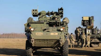 В Германии произошла автокатастрофа с участием новейшей военной техники НАТО