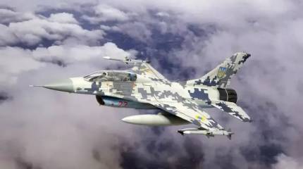 Очередной украинский F-16 упал, наткнувшись на российскую «Герань»