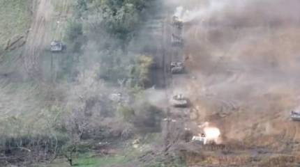 Появилось архивное видео боя танка Т-72Б3 с двумя десятками бронемашин ВСУ