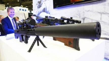 Снайперская винтовка «Выхлоп» на выставке INTERPOLITEX - 2015