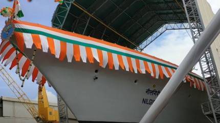 В Индии заложили седьмой фрегат проекта 17А Nilgiri для ВМС страны