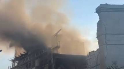 ВСУ сегодня утром нанесли новый удар по Луганску дальнобойной ракетой