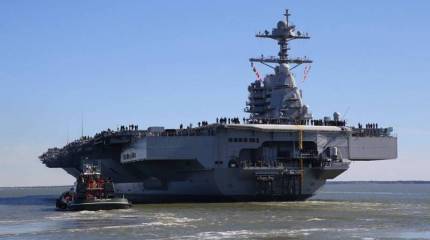 В США рассказали о модификациях для новых авианосцев класса Gerald R.Ford