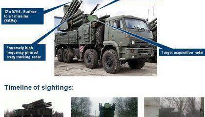 Великобритания представила доказательства применения российских ЗРК «Панцирь-С1» на востоке Украины