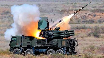 Удар по авиабазе в Сирии: работа «Панциря-С» впервые попала на видео