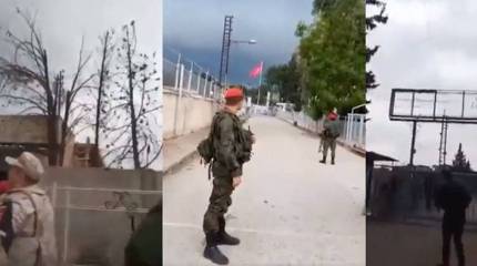 Появились кадры со взрывом на объекте патрулирования военной полиции РФ на севере Сирии