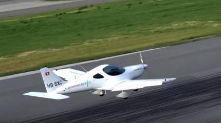 В Швейцарии испытали полностью электрический самолёт