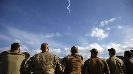 После атаки ВС РФ на Украину на востоке Польши образовалась большая воронка