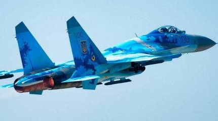 В Житомирской области разбился истребитель Су-27 ВВС Украины