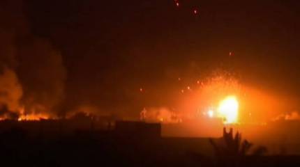 В Сирии назвали цель ночного авиаудара Израиля