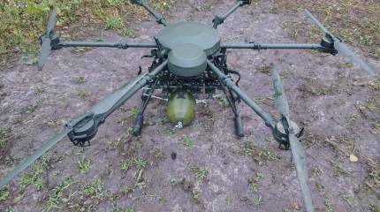 На Украине замечены сбрасываемые с БПЛА боеприпасы массой до 12 кг