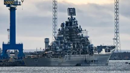 Прошедший ремонт и модернизацию ТАРКР «Адмирал Нахимов» проходит испытания перед возвращением в боевой состав флота