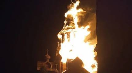 Боевики ВСУ сожгли храмовый комплекс «Новый Иерусалим» в Белгородской области