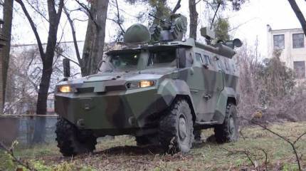 На Украине проходит испытания бронеавтомобиль «Тритон» отечественной разработки