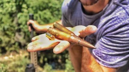 Как глубоко в землю входят пули?