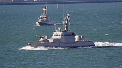 Выходившие "на подмогу" бронекатера ВМСУ вернулись в Бердянск