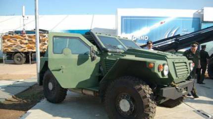 Завершены предварительные испытания нового российского штурмового внедорожника-амфибии «Ансырь»