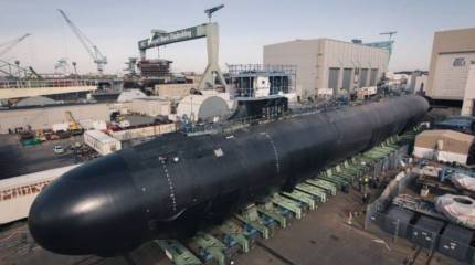 В США спущена на воду очередная подлодка «Вирджиния»