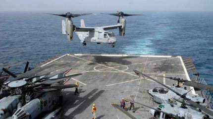 США направили в Персидский залив амфибийно-десантную группу кораблей с морпехами