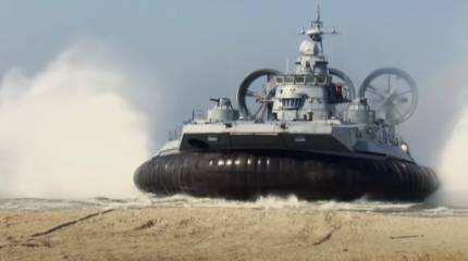 ВМФ РФ получит серию новых десантных кораблей на воздушной подушке