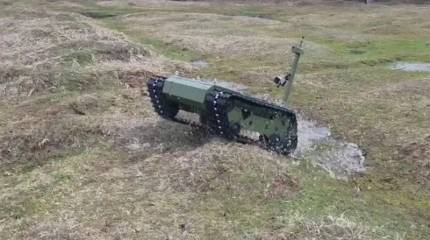 Российские военные получили вторую партию роботизированных наземных платформ «Депеша» на гусеничном ходу