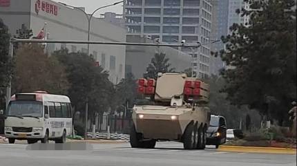 В Сети появилось фото нового китайского зенитного комплекса ближнего радиуса действия