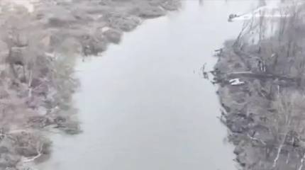 В сети опубликованы кадры очередной неудачной попытки ВСУ перебраться на левый берег Днепра