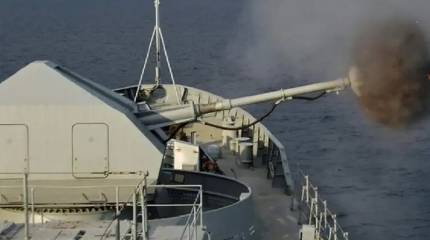 МРК «Наро-Фоминск» проекта 21631 «Буян-М» провёл артиллерийские стрельбы в рамках заключительного этапа госиспытаний