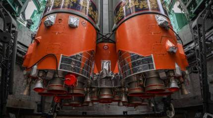 «Это не хохлома, а городецкая роспись»: В Роскосмосе прокомментировали оформление ракеты «Союз-2.1а» и её подготовку к старту с Байконура