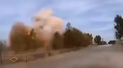 Când FAB cu UMPK zboară aproape: Militarul ucrainean filmează momentul sosirii