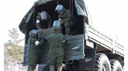 В Забайкалье подорвался грузовик с боеприпасами