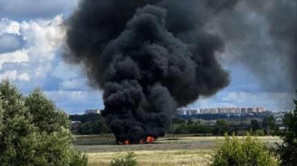 Сообщается о падении боевого самолёта в Одинцовском районе Подмосковья
