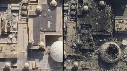 Иран оперативно представил детальные снимки итогов прилётов по РЛС США в Катаре