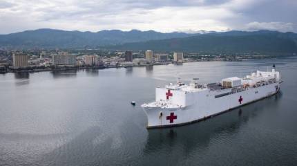 ВМС США против вируса. Госпитальные суда типа Mercy идут на помощь