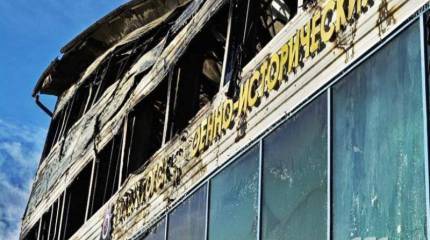 В Таганроге пожаром уничтожен военно-исторический музей