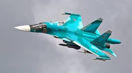 Истребитель-бомбардировщик Су-34. Инфографика