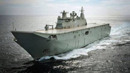 УДК «Canberra» введён в состав флота Австралии