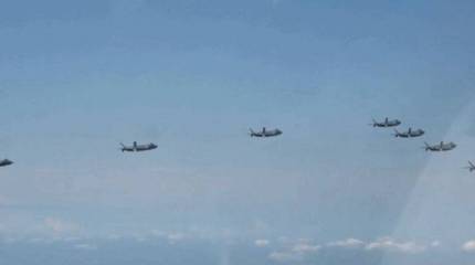 В Китае впервые показали совместное пилотирование сразу семи J-20