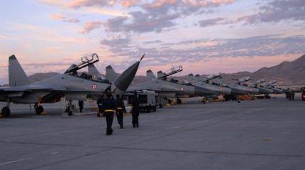 Индия и Британия провели тренировочные бои Су-30 и Typhoon