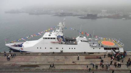 Сторожевой корабль «Сапфир» вошел в состав пограничного управления ФСБ РФ