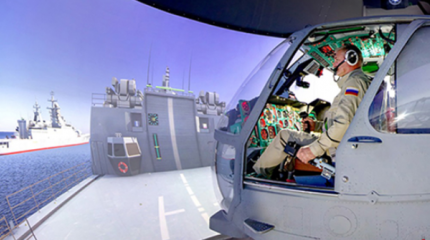 В ЦНТУ "Динамика" создан тренажёр для обучения экипажа вертолёта Ка-27М