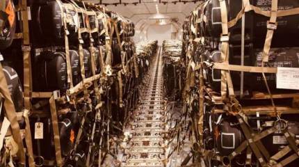 Очередные два грузовых самолёта с военной помощью США приземлились в Киеве