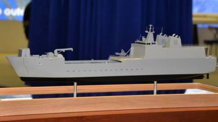 Программа разработки десантного корабля LAW. Первые варианты и перспективы