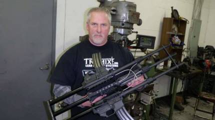 Экспериментальная винтовка Tromix Trimese-16 (США)