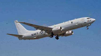 В районе пункта базирования ТОФ у берегов Камчатки перехвачен американский патрульный противолодочный самолёт Р-8 "Посейдон"