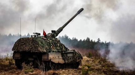 Одной «ежовой бронёй» не обойтись: показан концепт защиты САУ PzH 2000 от БПЛА