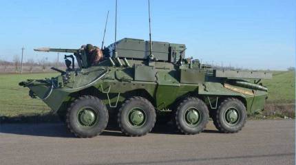 ВСУ приняли на вооружение новую КШМ К-1450 на базе БТР-70КШ