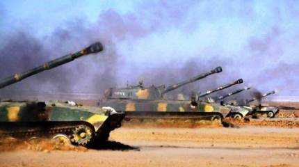 Самоходки «Гвоздика» в Сирии