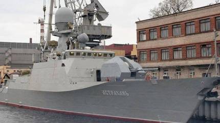 Современные российские корабли – артиллерийский речной «Буян»