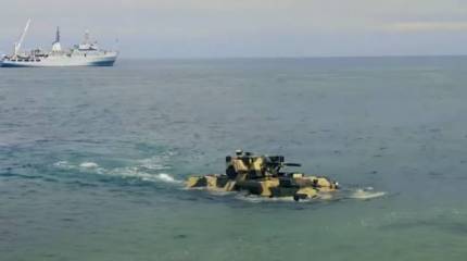 «Современный и грозный»: На Украине испытали «морскую» версию бронетранспортёра БТР-4Е для ВМСУ